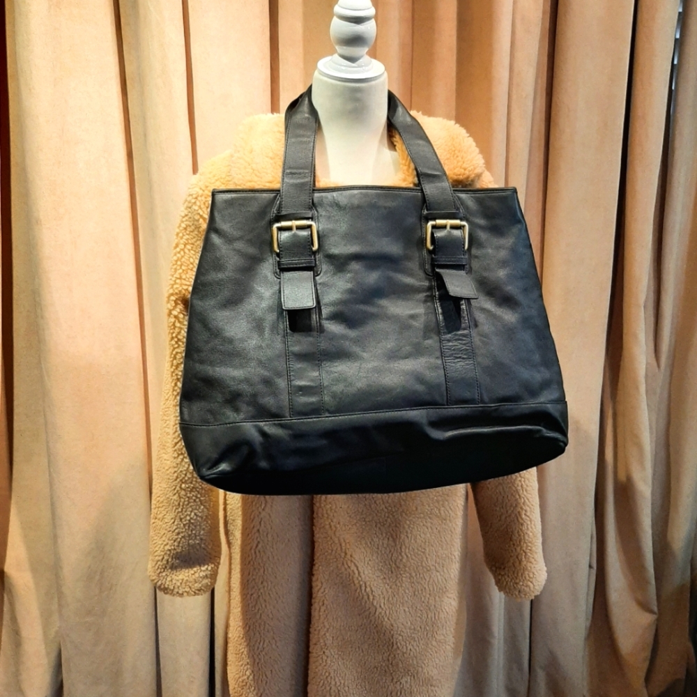 Talbots leather tote